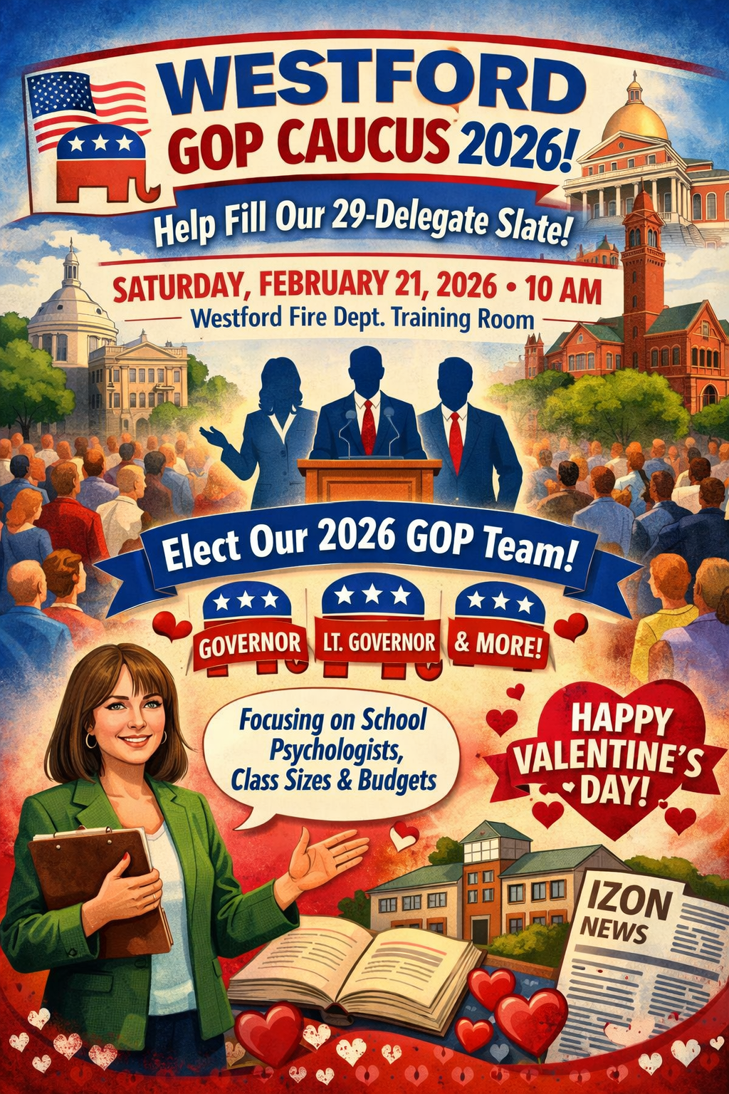 IZON WESTFORD  Republican Caucus, Reader Comments